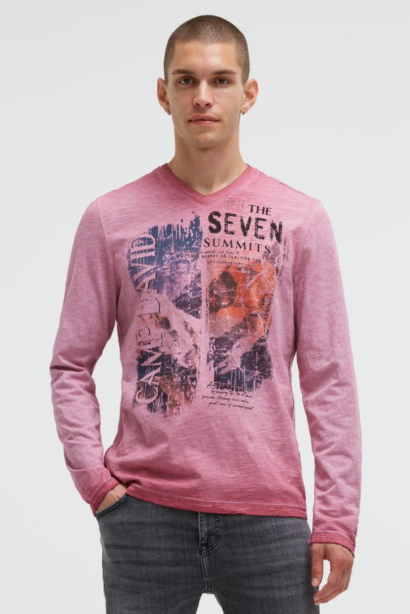 CAMP DAVID Longsleeve mit V