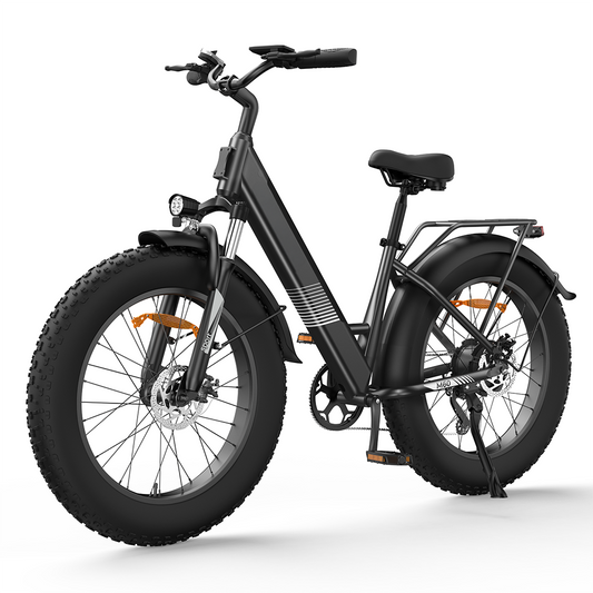 M60 Fat Tire Trekking E-Bike - Stahlblau * 2