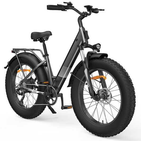 M60 Fat Tire Trekking E-Bike 750w - M60 Tintenschwarz