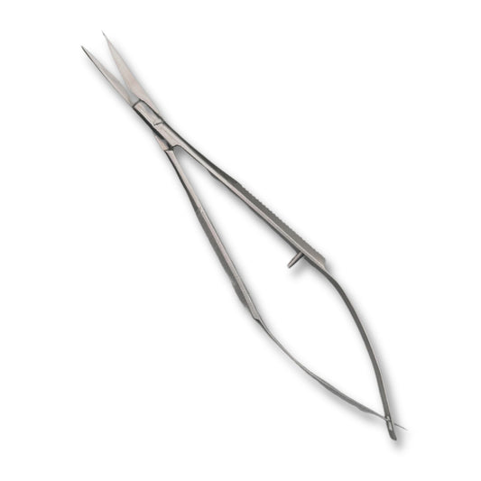 Cuticle & Eyebrow Spring Micro Scissors - Curved