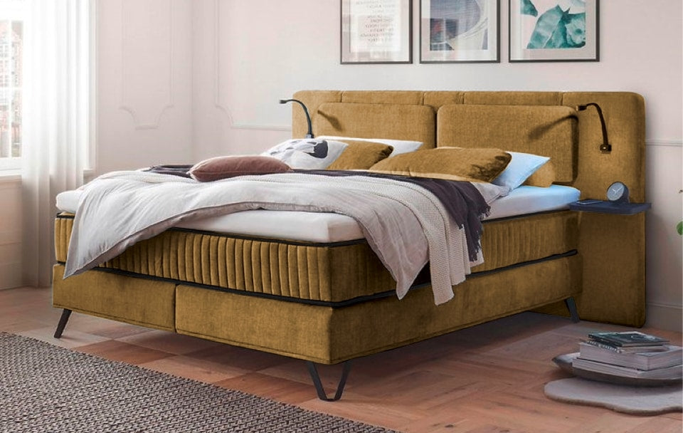 ED Exciting Design Boxspringbett Milazzo: Luxuriöser Schlafkomfort in Anthology-Mikrofaser mit 6 Farboptionen und innovativem 9-Zonen-Tonnentaschenfederkern