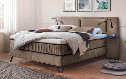 ED Exciting Design Boxspringbett Milazzo: Luxuriöser Schlafkomfort in Anthology-Mikrofaser mit 6 Farboptionen und innovativem 9-Zonen-Tonnentaschenfederkern