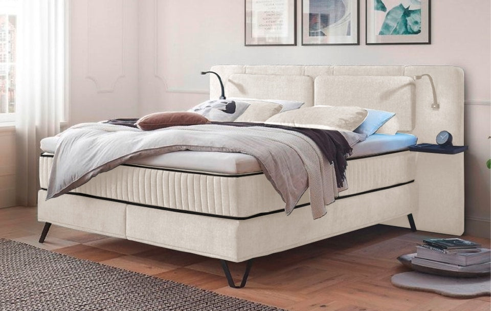 ED Exciting Design Boxspringbett Milazzo: Luxuriöser Schlafkomfort in Anthology-Mikrofaser mit 6 Farboptionen und innovativem 9-Zonen-Tonnentaschenfederkern