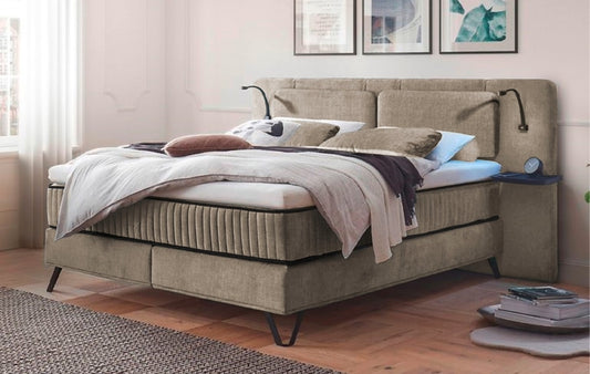 ED Exciting Design Boxspringbett Milazzo: Luxuriöser Schlafkomfort in Legacy-Mikrofaser mit 4 Farboptionen und innovativem 9-Zonen-Tonnentaschenfederkern