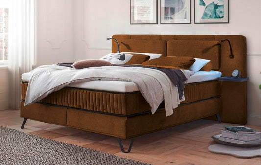 ED Exciting Design Boxspringbett Milazzo: Luxuriöser Schlafkomfort in Vogue-Mikrofaser mit 7 Farboptionen und innovativem 9-Zonen-Tonnentaschenfederkern
