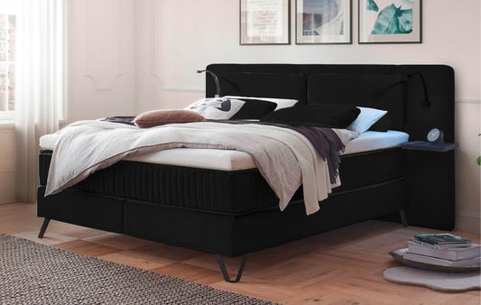 ED Exciting Design Boxspringbett Milazzo: Luxuriöser Schlafkomfort in Vogue-Mikrofaser mit 7 Farboptionen und innovativem 9-Zonen-Tonnentaschenfederkern