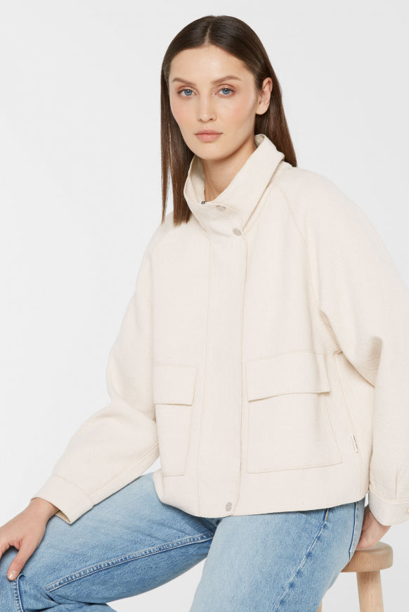 SENSES.THE LABEL Moderne Kurzjacke O:KI aus Woll