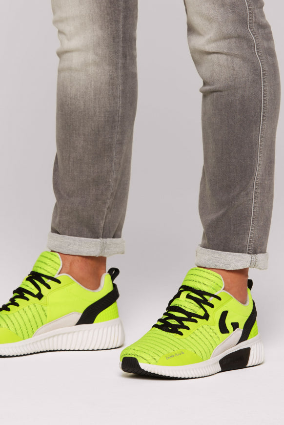 CAMP DAVID Moderner Sneaker im coolen Materialmix