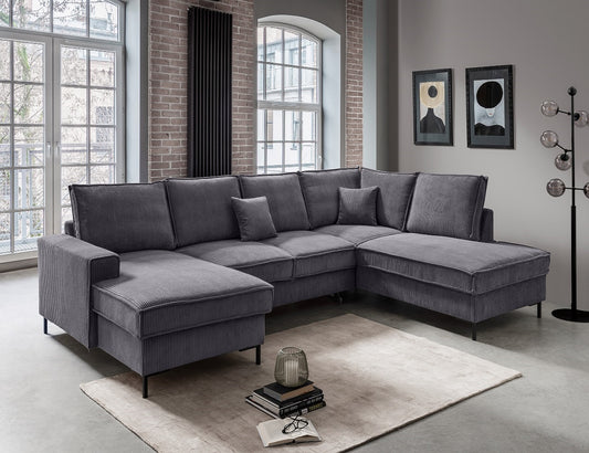 Wohnlandschaft Rom - mit Schlaffunktion und Bettkasten