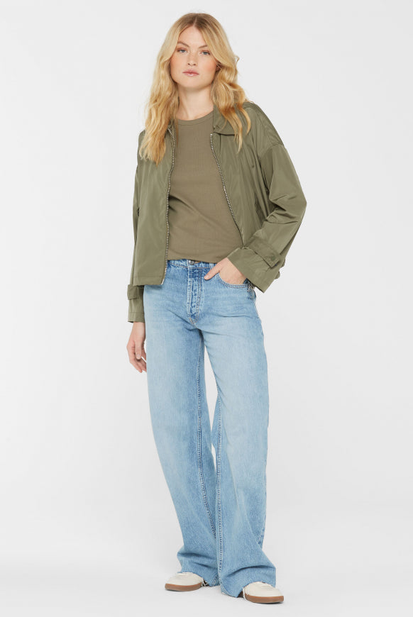 SENSES.THE LABEL Modische Kurzjacke OC:TAVIA mit Umlegekragen