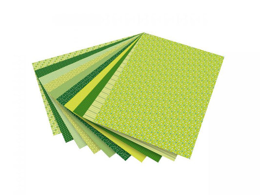 Folia Motivkarton »Basics Grün«, 270 g/m², 50 x 70 cm, 10 Bogen