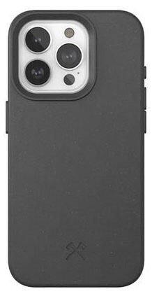 WOODCESSORIES Handy-Cover Bio Case für iPhone 15 Pro schwarz