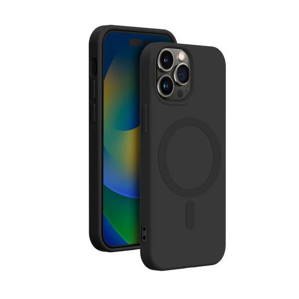 BigBen Handy-Cover MagSafe Soft Case für iPhone 15 Pro schwarz