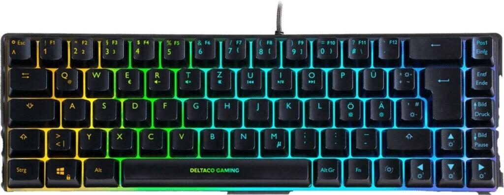 Deltaco Tastatur DK240 Mini 60% transparent