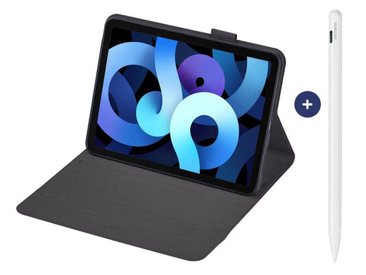 4smarts Schutzhülle DailyBiz für Apple iPad 10.9 & 11" (10. & 11. Gen) schwarz & Eingabestift Pencil Pro 3