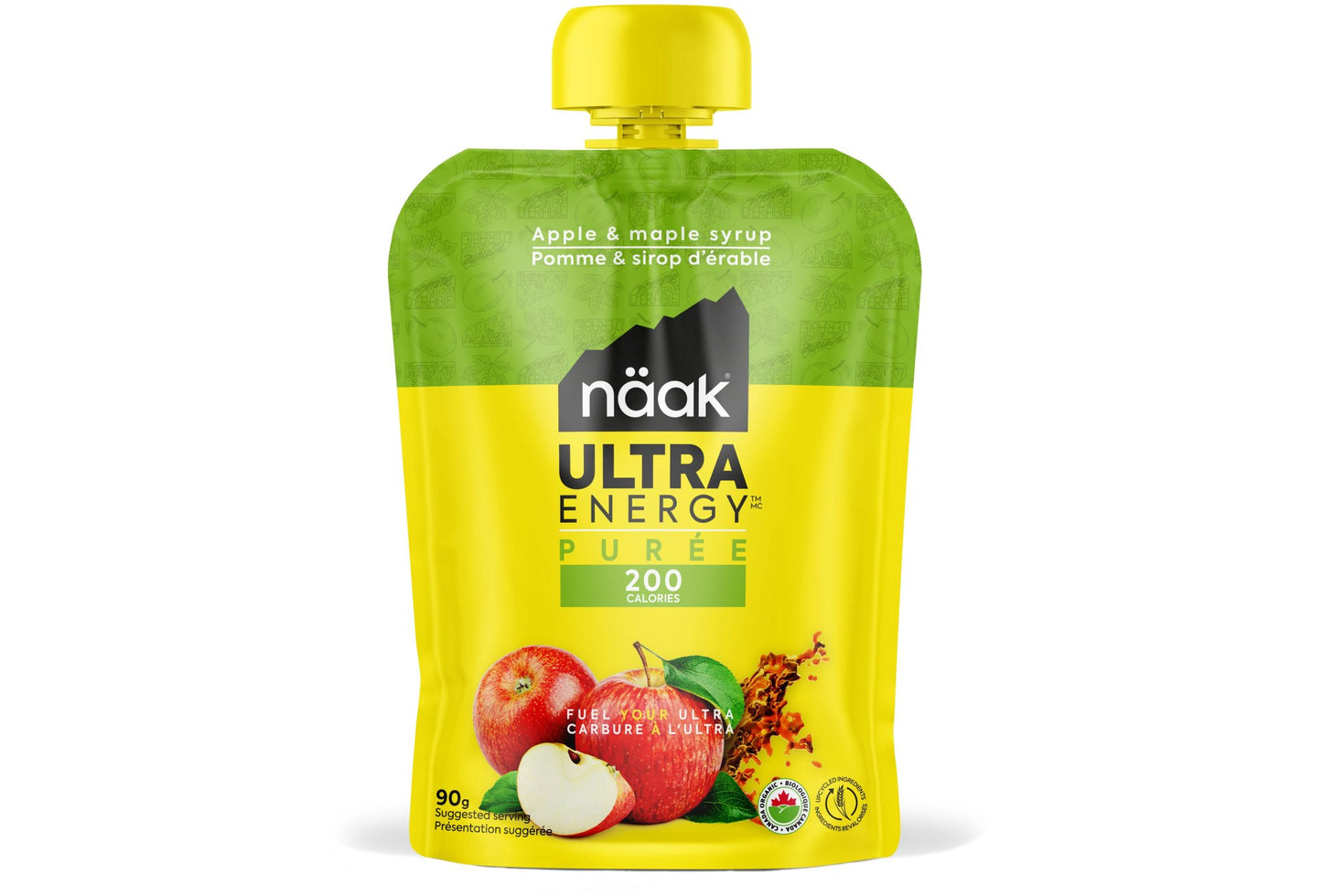 Purée Ultra Energy - pomme et sirop d'érable