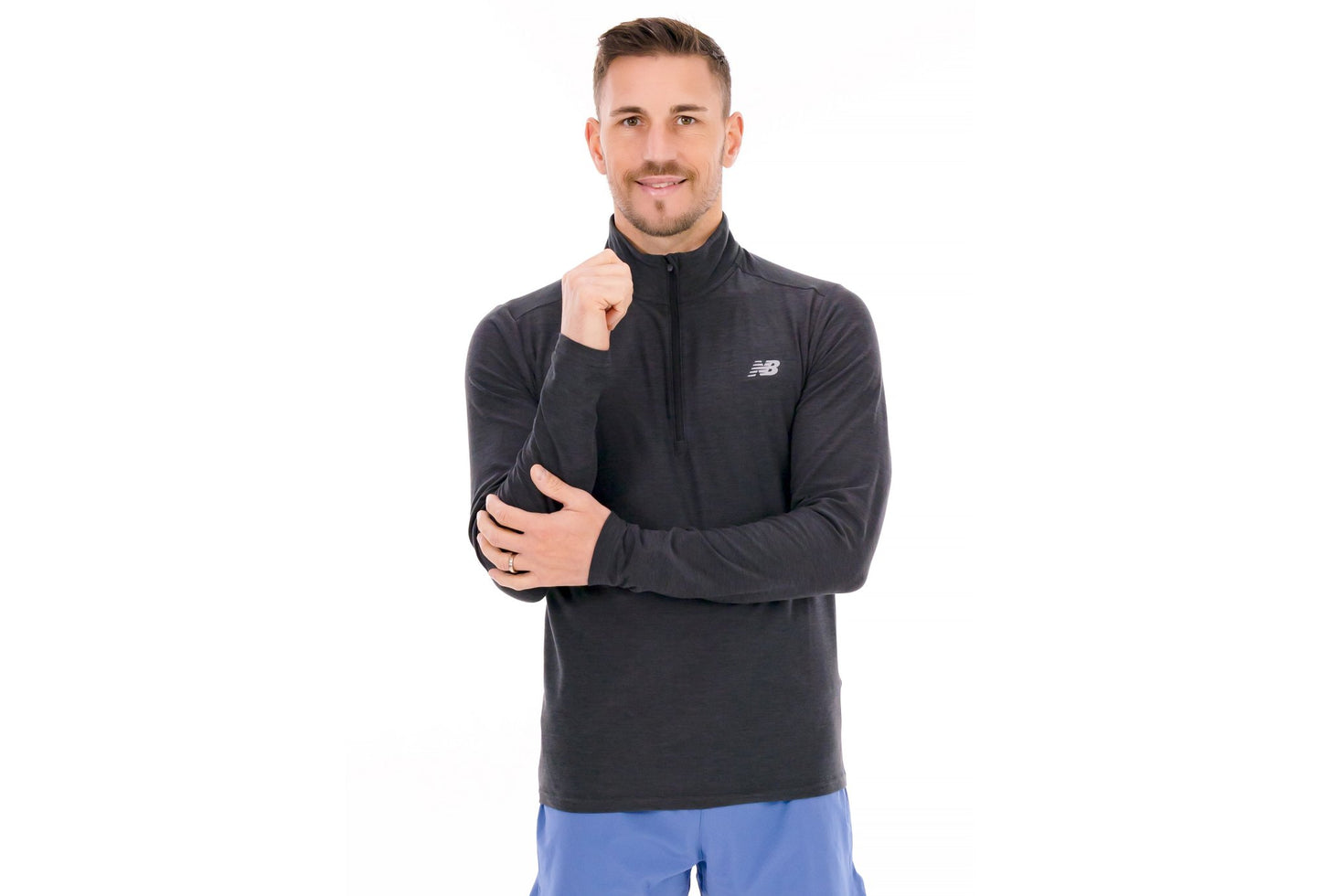 Sport Space Dye 1/2 Zip Herren