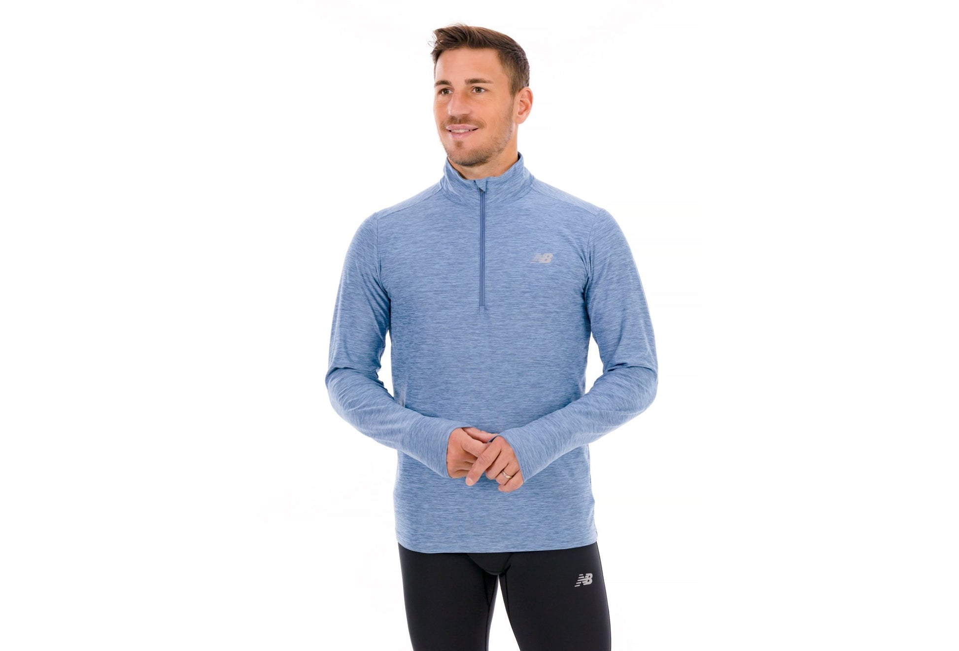 Sport Space Dye 1/2 Zip Herren