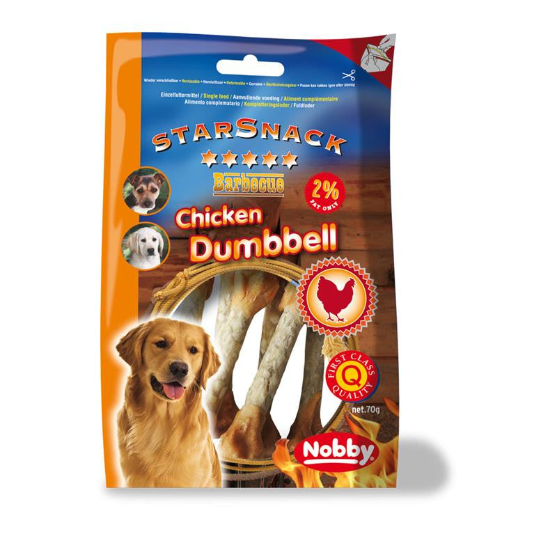 Nobby StarSnack Barbecue Chicken Dumbbell
