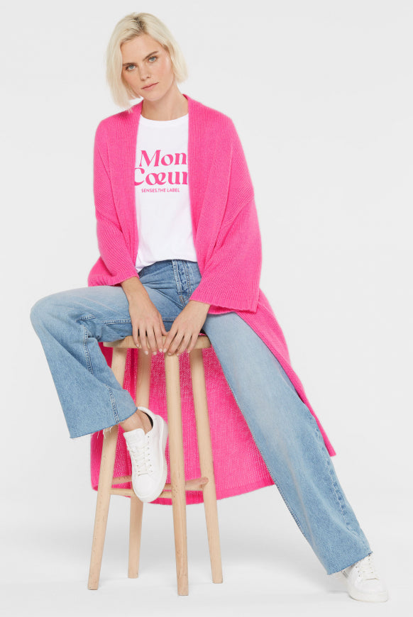 SENSES.THE LABEL Offener Long Cardigan KAL:LIE mit weitem Arm