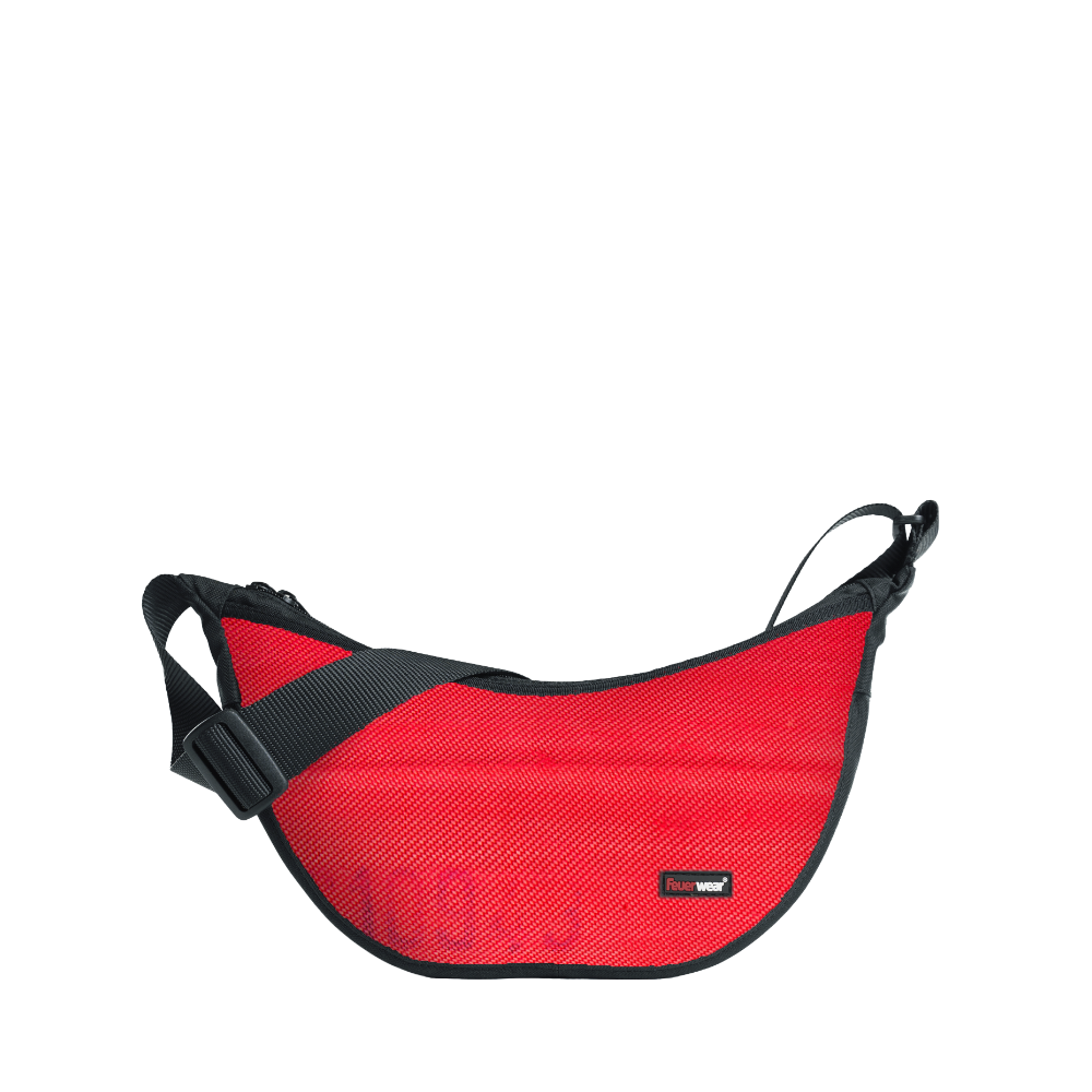 Feuerwear Moonbag Ori, rot, aus recyceltem Feuerwehrschlauch