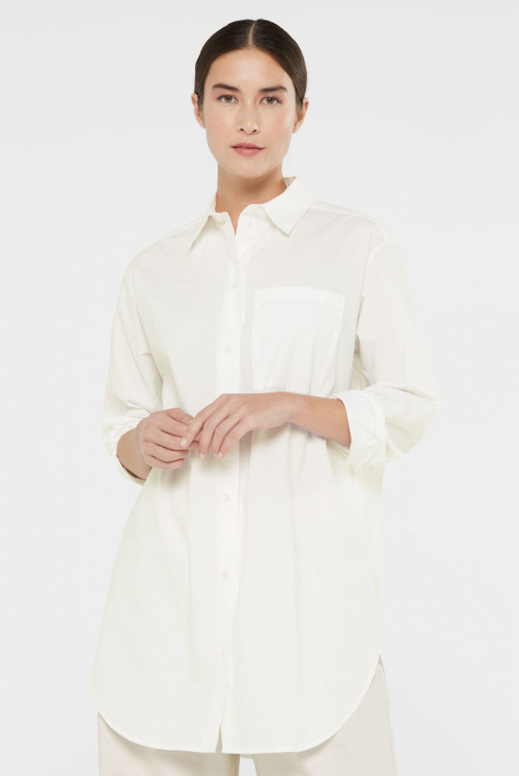 SENSES.THE LABEL Oversized Hemdbluse BLOS:SOM aus Popeline