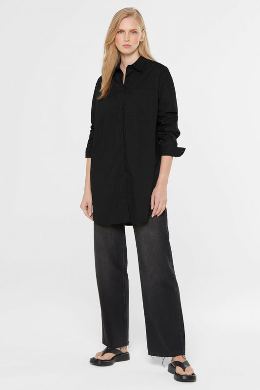 SENSES.THE LABEL Oversized Hemdbluse BLOS:SOM aus Popeline