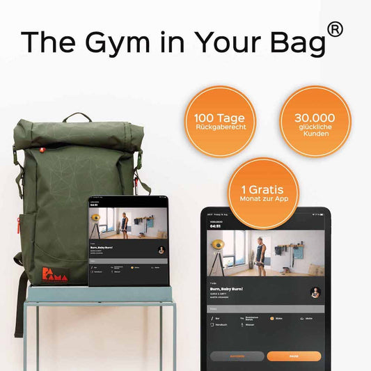 PAKAMA Fitnessstudio to Go (inkl. App) - GOTHAM Green