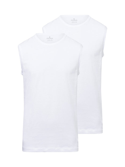 Ragman Tank Top im 2er-Pack Herren Baumwolle
