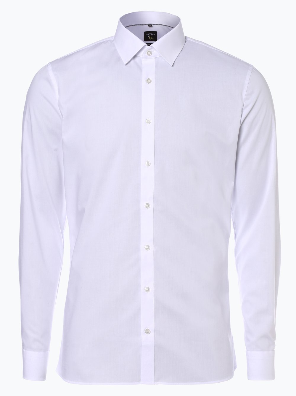 OLYMP No. Six Hemd Bügelleicht Herren Super Slim Fit Baumwolle Kentkragen