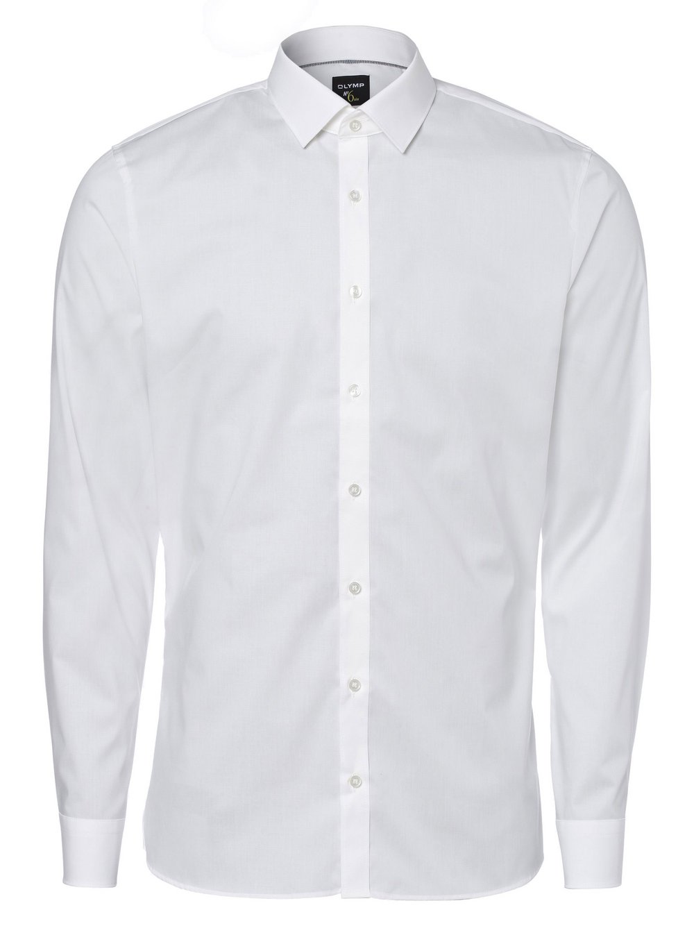 OLYMP No. Six Hemd Bügelleicht Herren Super Slim Fit Baumwolle Kentkragen
