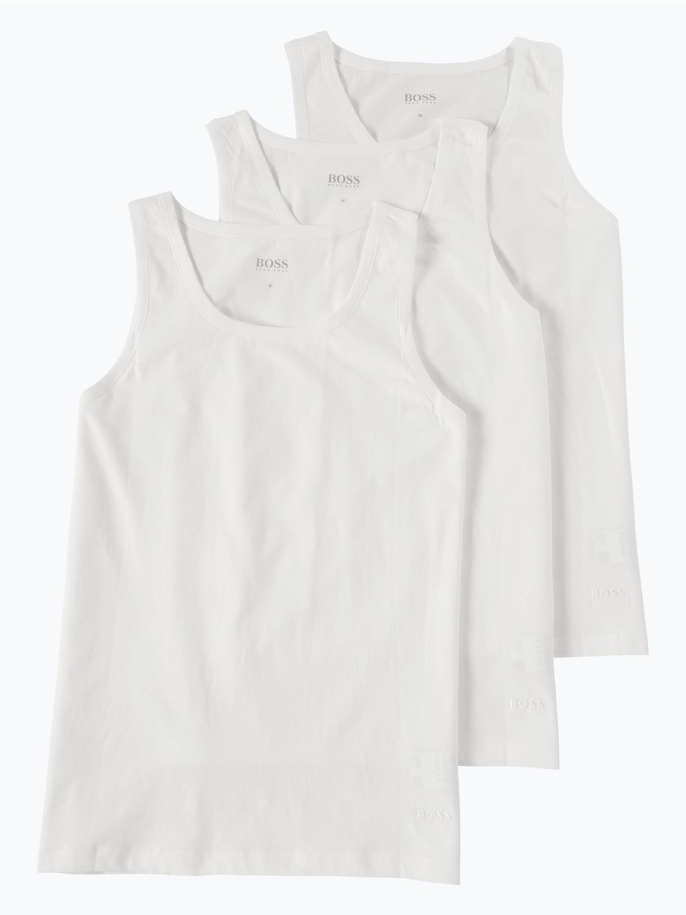 BOSS Unterhemd im 3er-Pack Herren Baumwolle