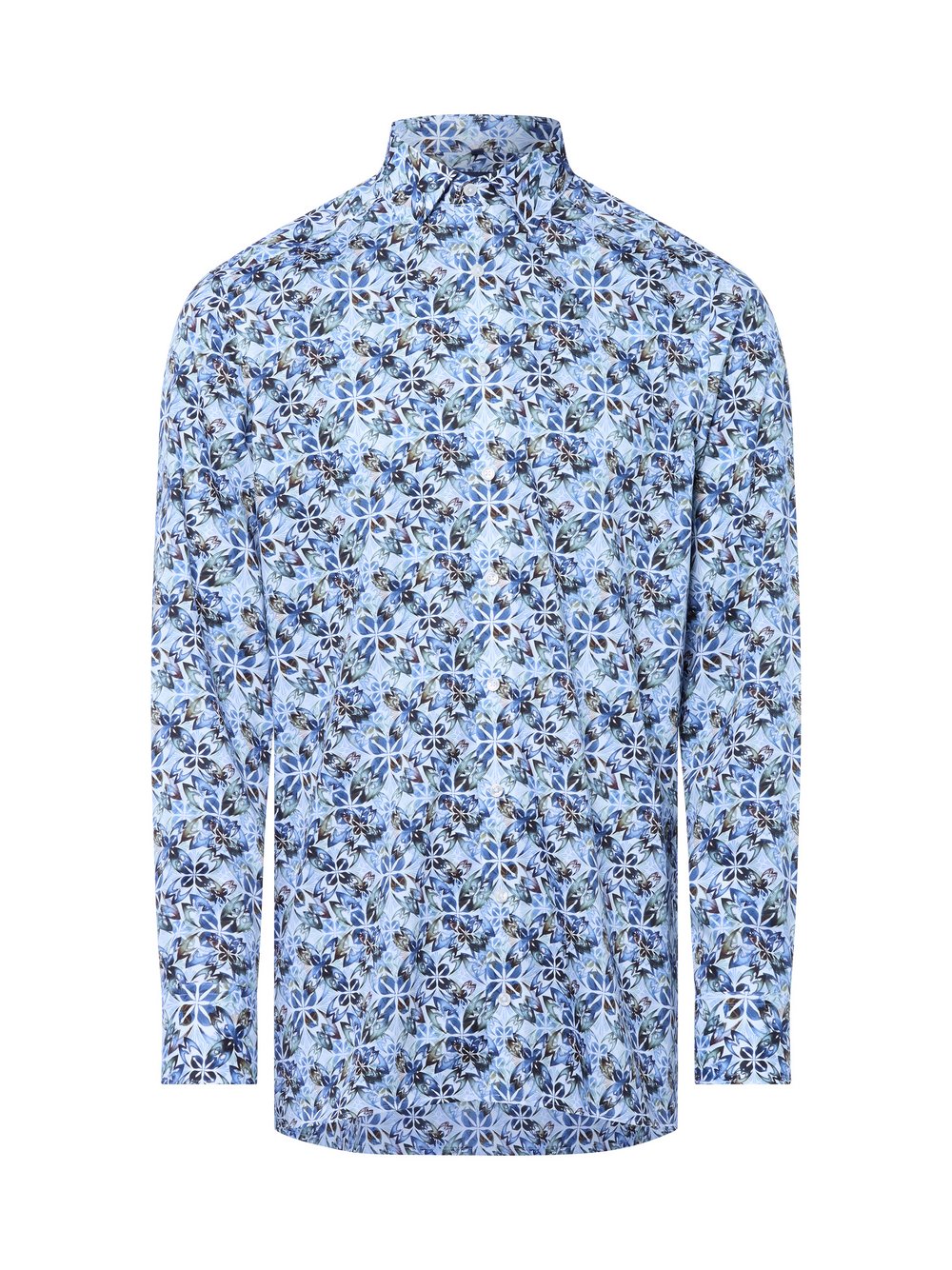 OLYMP Luxor modern fit Hemd Herren Baumwolle gemustert