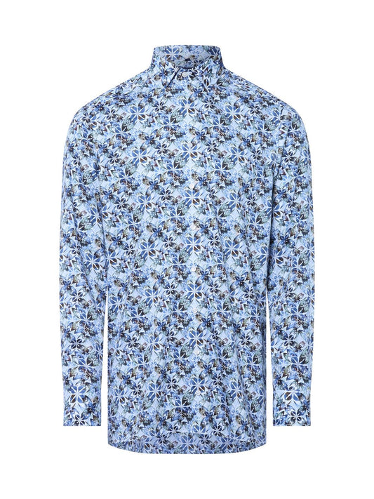 OLYMP Luxor modern fit Hemd Herren Baumwolle gemustert