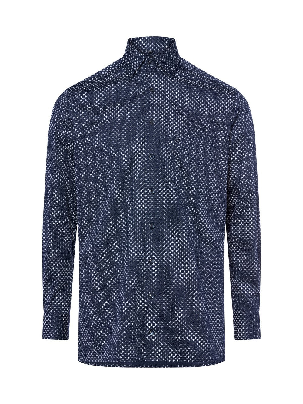 OLYMP Luxor modern fit Hemd Bügelfrei Herren Baumwolle gemustert