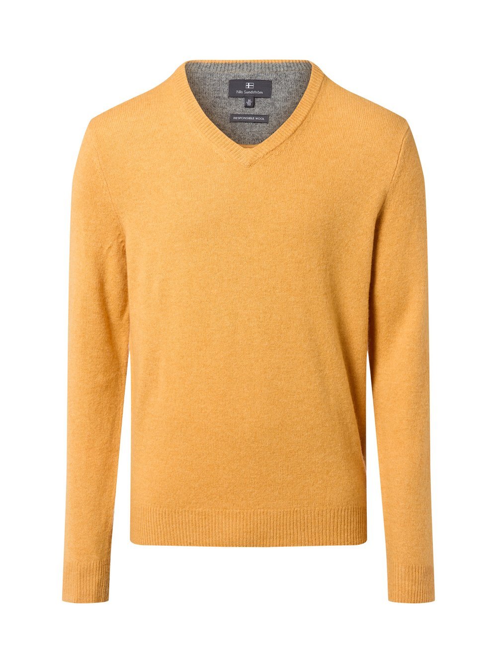 Nils Sundström Pullover Herren Schurwolle meliert