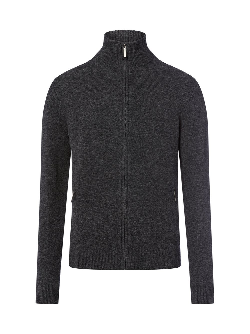 Nils Sundström Strickjacke Herren Schurwolle meliert