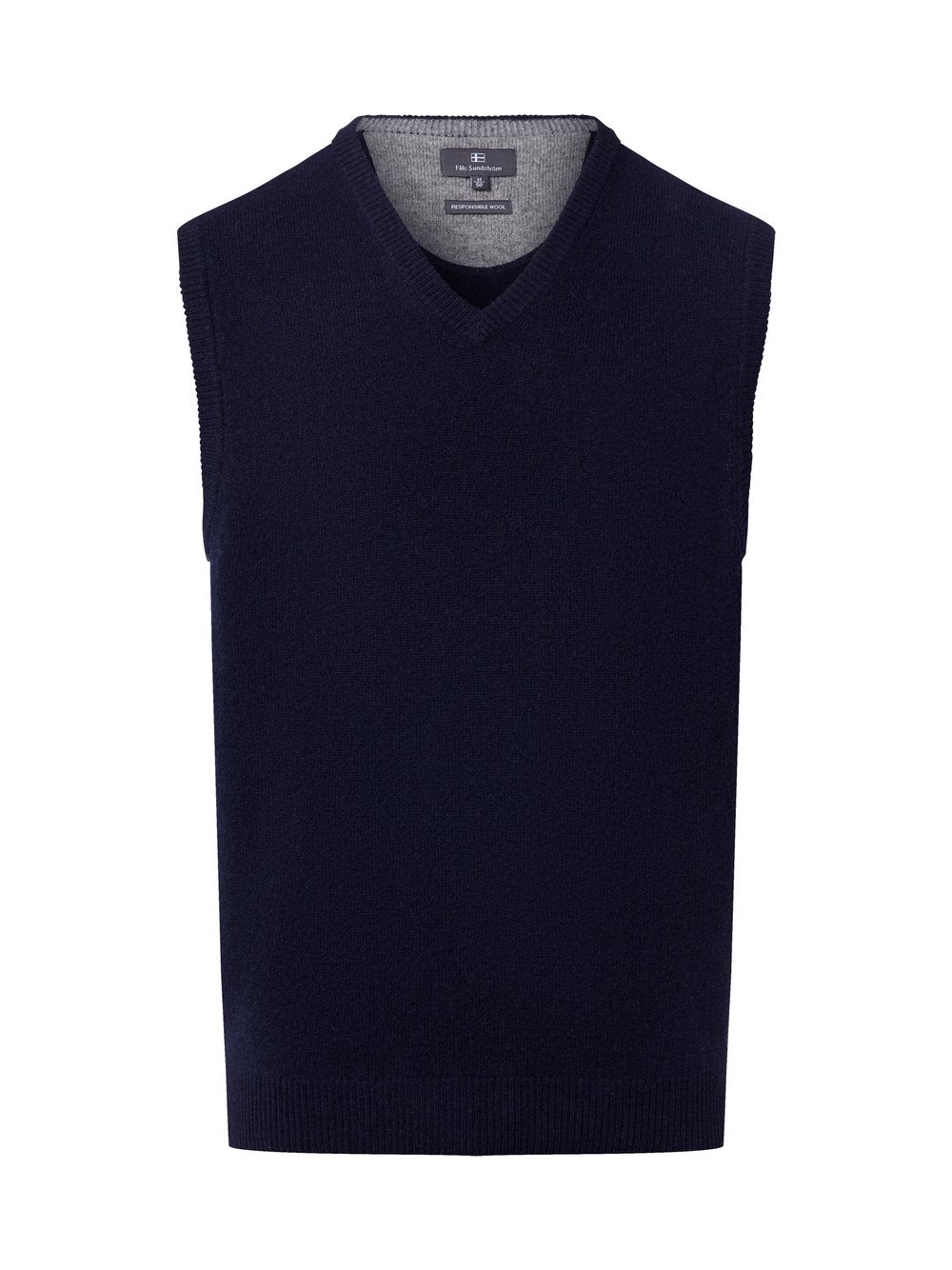 Nils Sundström Pullunder Herren Schurwolle meliert