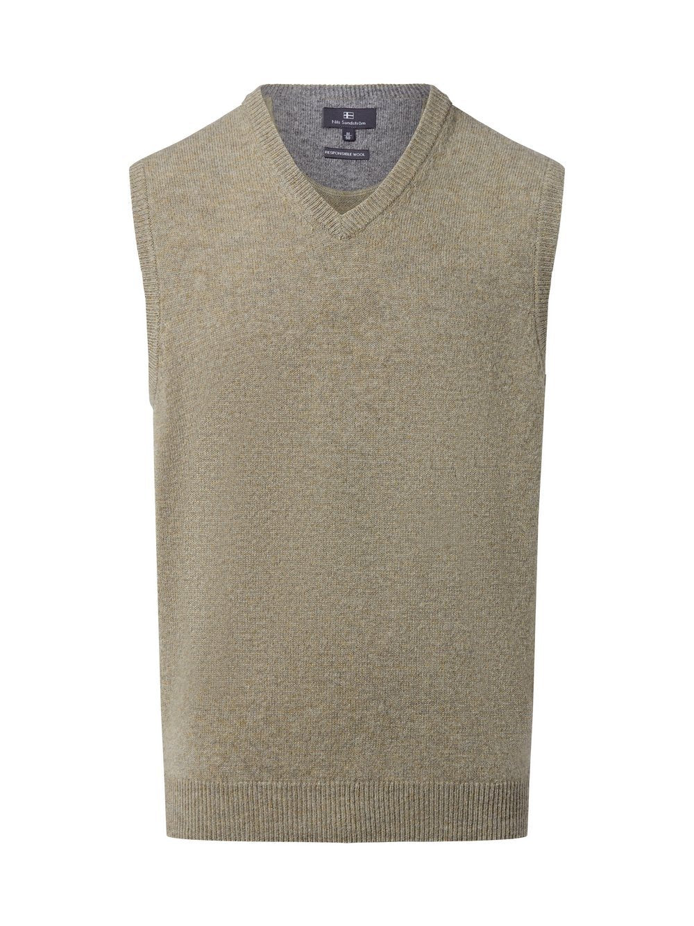 Nils Sundström Pullunder Herren Schurwolle meliert