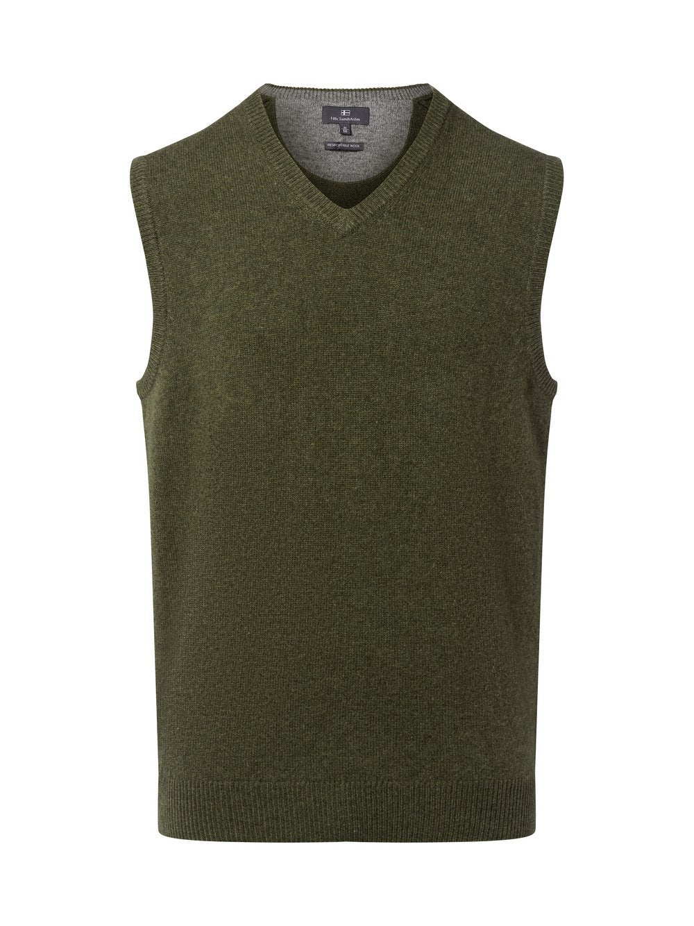 Nils Sundström Pullunder Herren Schurwolle meliert