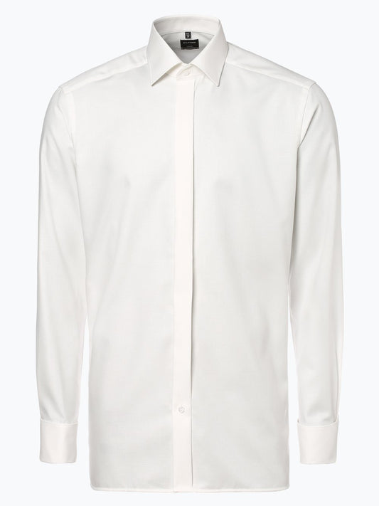 OLYMP Luxor modern fit Hemd mit Umschlagmanschetten Herren Baumwolle Kentkragen gemustert