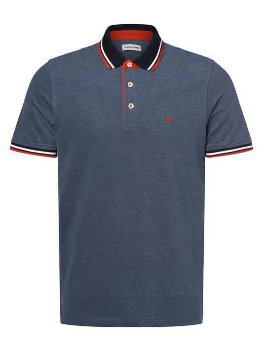 Jack & Jones Poloshirt Herren Baumwolle meliert