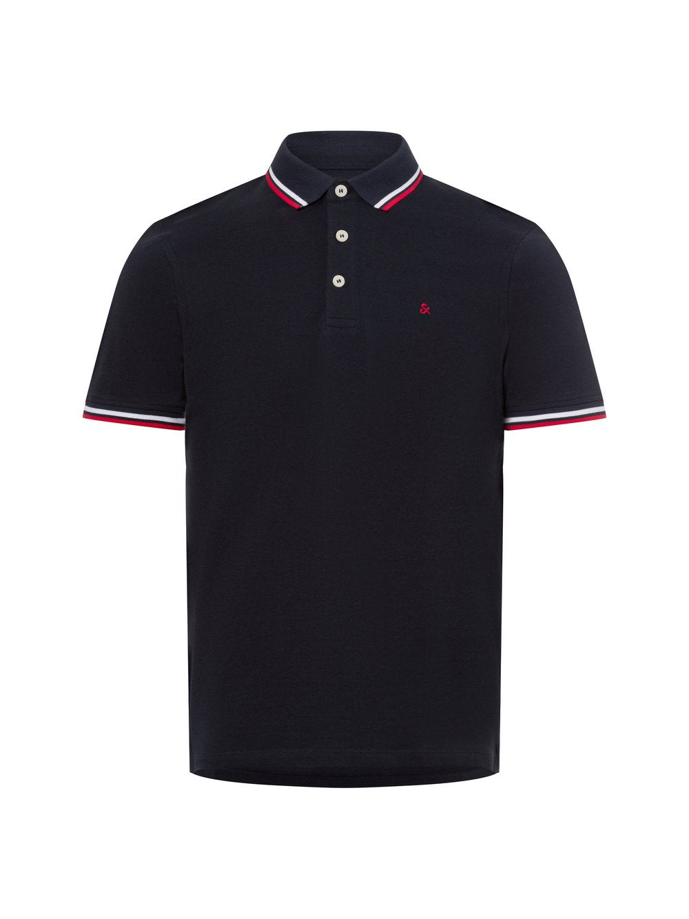 Jack & Jones Poloshirt Herren Baumwolle meliert