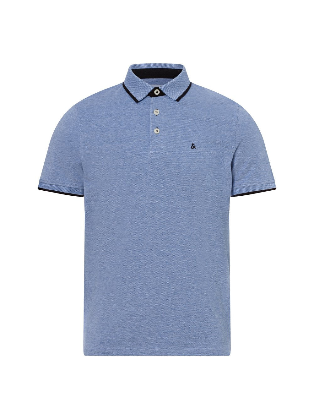 Jack & Jones Poloshirt Herren Baumwolle meliert