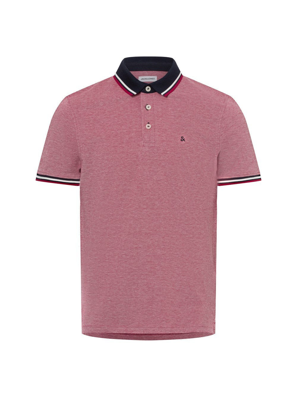 Jack & Jones Poloshirt Herren Baumwolle meliert