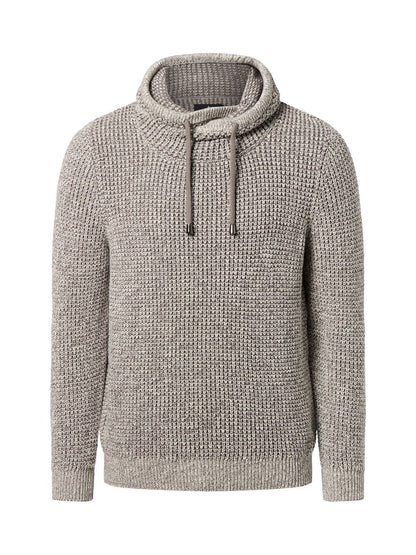 Ragman Strickpullover Herren Baumwolle meliert