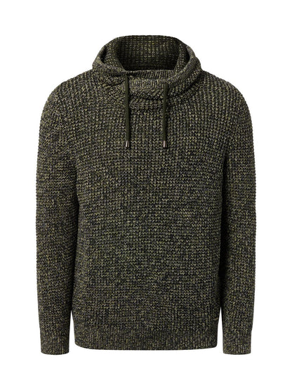Ragman Strickpullover Herren Baumwolle meliert