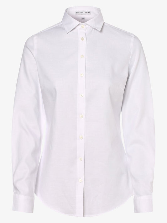 Marie Lund Bluse Damen Baumwolle strukturiert