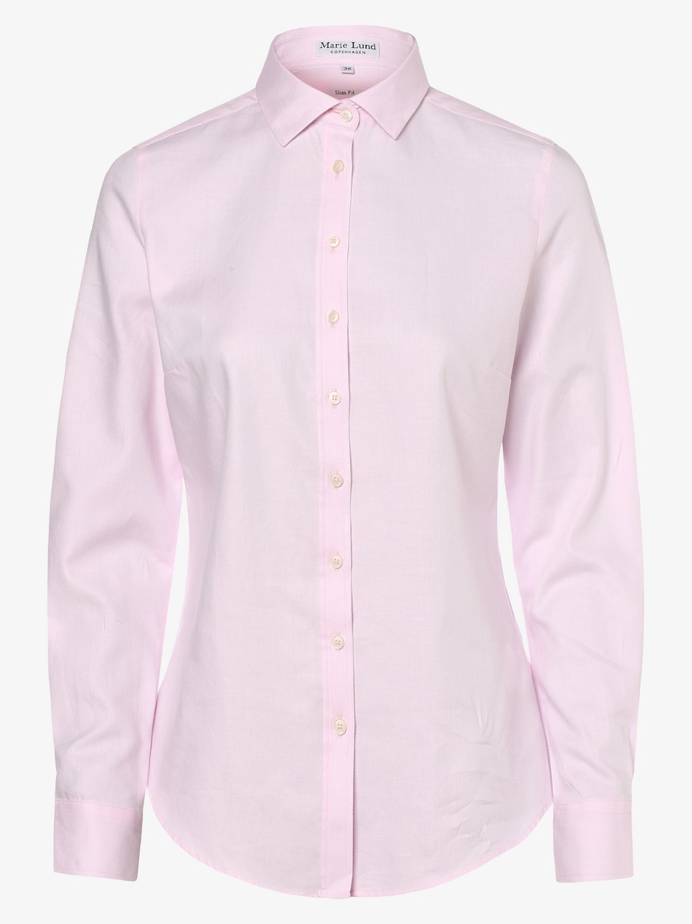 Marie Lund Bluse Damen Baumwolle strukturiert