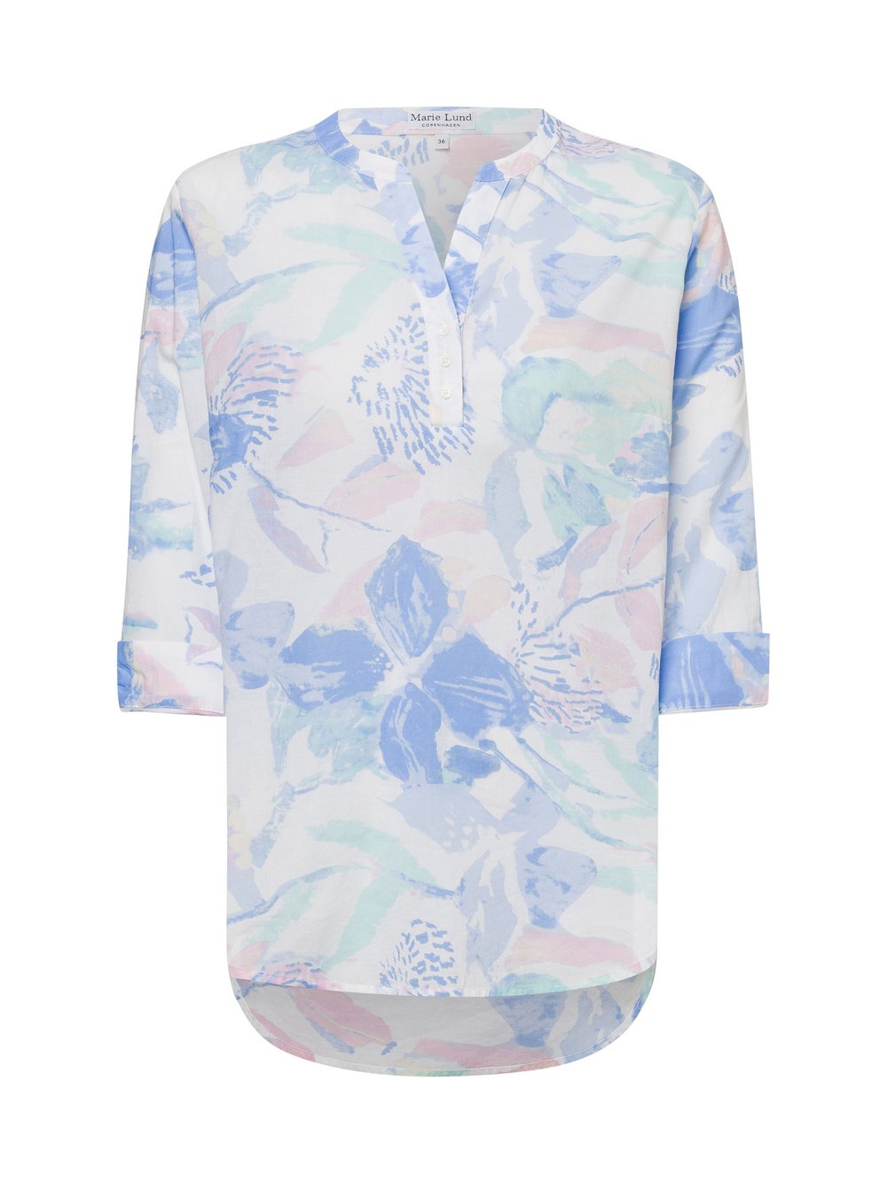 Marie Lund Bluse Damen Baumwolle gemustert